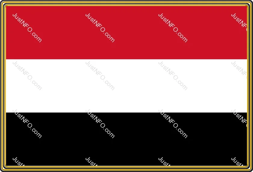 National flag of Yemen displayed on the Arabic platform